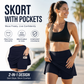 💥 Last Day! Special Sale – Only £9.99 👚Anti-Chafing Active Skort – Super soft and comfortable🔥