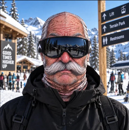 🎿Last Day 45% OFF-😂 Funny Old Man Ski Mask