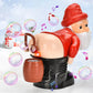 🔥Final 2 Hours: 60% OFF🎅  Santa Bubble Machine – Funny Electric Christmas Toy with Music,Lights & Endless Bubbles