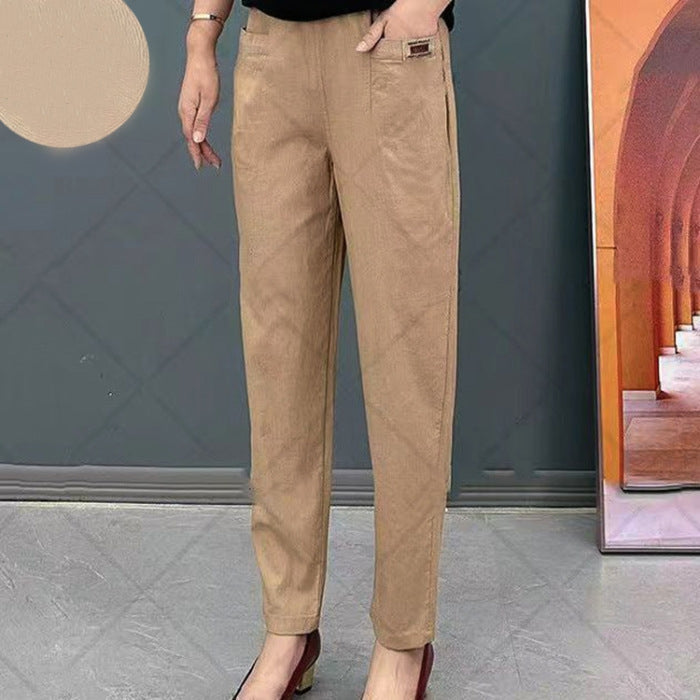💕Hot Sale 49% OFF💕💝Women's Elastic Waist Cotton Pants💝