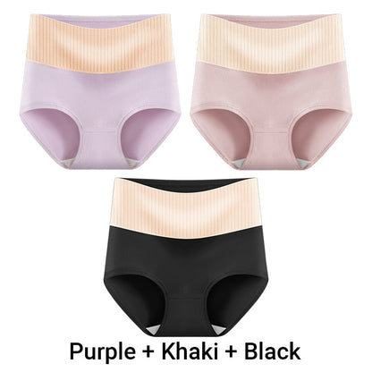🎁(3pcs) Women's High Waisted 3A Grade Paclitaxel Antibacterial Panties