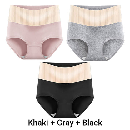 🎁(3pcs) Women's High Waisted 3A Grade Paclitaxel Antibacterial Panties
