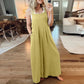 SPRING SALE-PLUS SIZE WIDE LEG OVERALLS JUMPSUIT