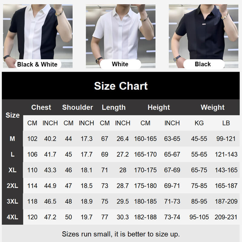 🔥Men's Summer Business Casual Patchwork Shirt