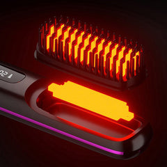 💥Hot Sale 50% OFF💖Cordless Ceramic Heated Hair Straightening Comb