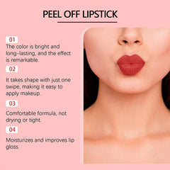 💋🔥BUY 1 GET 1 FREE TODAY🔥Smudge-Proof Peel-Off Lip Stain
