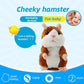 🐹 Last Day Only £ 8.99 ！！🎅Talking Hamster Plush – repeats whatever you say, auto head-shaking, hilarious fun for kids & adults