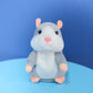 🐹 Last Day Only £ 8.99 ！！🎅Talking Hamster Plush – repeats whatever you say, auto head-shaking, hilarious fun for kids & adults