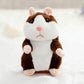 🐹 Last Day Only £ 8.99 ！！🎅Talking Hamster Plush – repeats whatever you say, auto head-shaking, hilarious fun for kids & adults