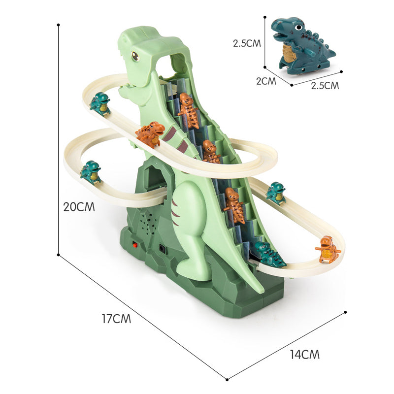 💝Gift Idea Hot sale 49% OFF-Electric Dinosaur Chase Race Track Playset🦕