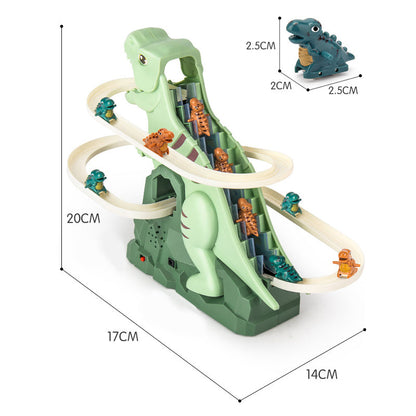 💝Gift Idea Hot sale 49% OFF-Electric Dinosaur Chase Race Track Playset🦕