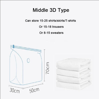 🎁Last Day 50% OFF🎉Vacuum-free three-second compression 3D storage bag