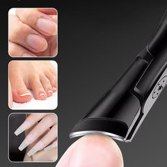 🔥New Hot Selling💥Wide Mouth Angled Nail Clippers --🍃Anti-Splash & Heavy Duty✨