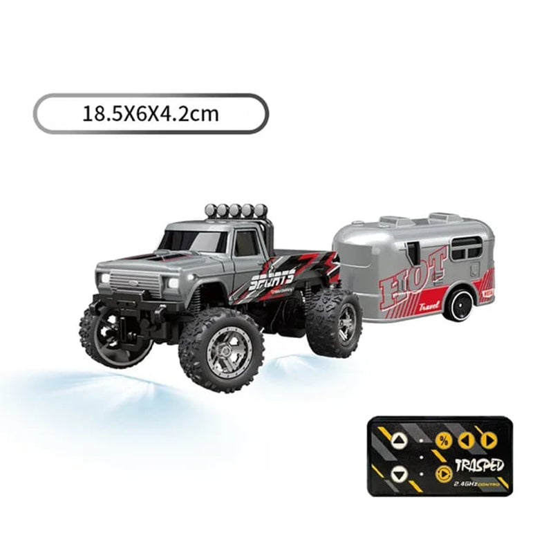 🎅New Year Promotion🚙Alloy LED Lights Remote Control Car Model