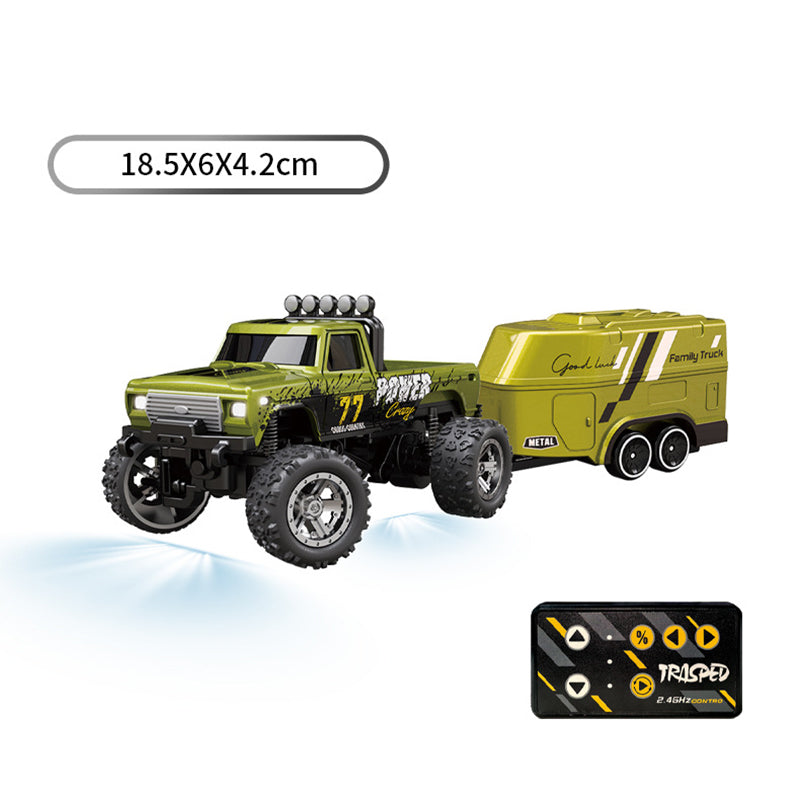 🎅New Year Promotion🚙Alloy LED Lights Remote Control Car Model