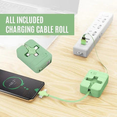 🔥Hot Sale 49% Off🔥3-in-1 (Micro USB+Type-C+Lightning) Data Cable Phone Stand