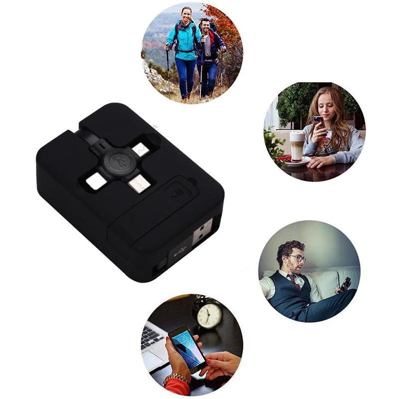 🔥Hot Sale 49% Off🔥3-in-1 (Micro USB+Type-C+Lightning) Data Cable Phone Stand