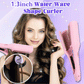 💖French Egg Roll Hair Waver, 1.3 Inch V Shape Wave Curler, Anti Scald Hair Crimping Iron for Bouncy Salon Waves