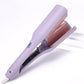 💖French Egg Roll Hair Waver, 1.3 Inch V Shape Wave Curler, Anti Scald Hair Crimping Iron for Bouncy Salon Waves