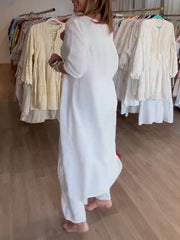 💕Hot Sale 49% OFF🌸 Women's Solid Color Linen Casual Suit
