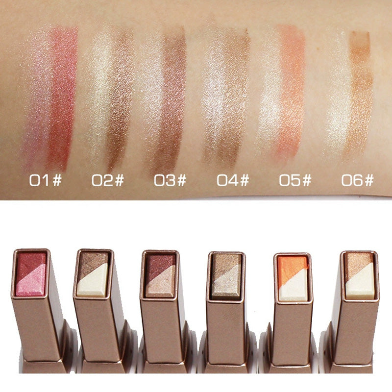 💞BUY 1 GET 1 FREE + 50% OFF! 🥳50K+ SOLD!🖌️ Dual Shimmer Gradient Eyeshadow Stick