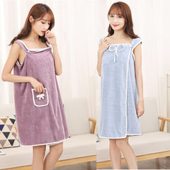 🔥HOT SALE 49% OFF 🎁Plus Size Women's Wearable Shower Skirt