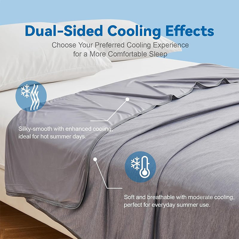 💥Final 6 Hours 50% OFF💥🍃Cooling Blanket for Hot Sleepers - Summer Must Have🎁