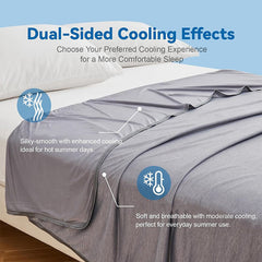 💥Final 6 Hours 50% OFF💥🍃Cooling Blanket for Hot Sleepers - Summer Must Have🎁