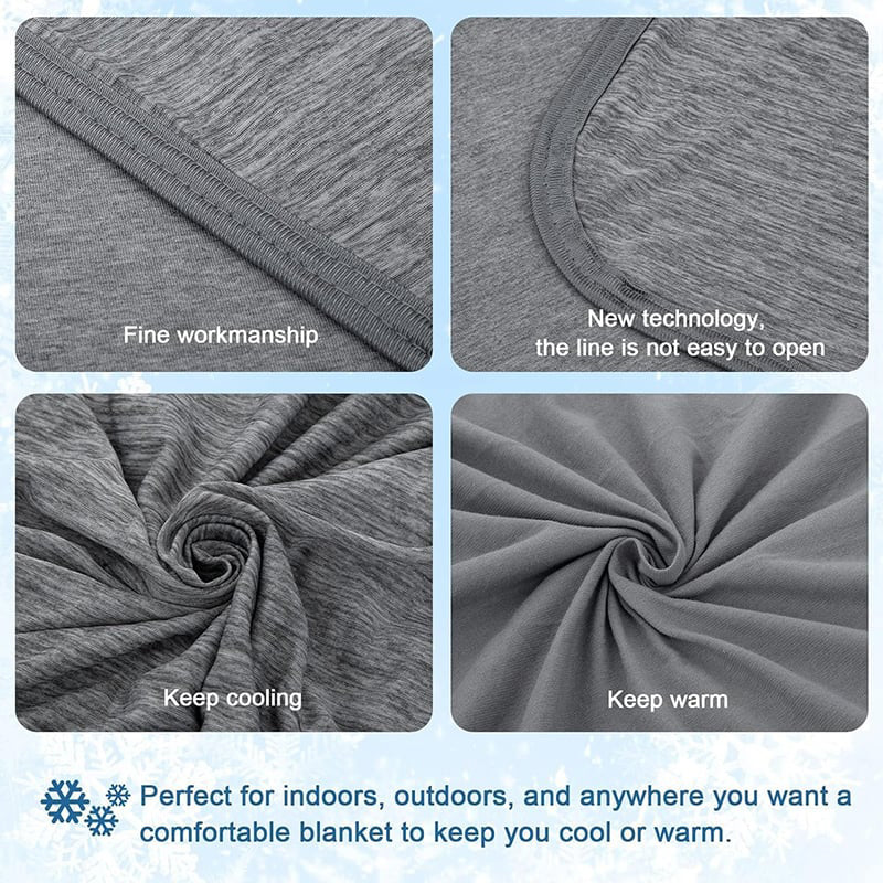 💥Final 6 Hours 50% OFF💥🍃Cooling Blanket for Hot Sleepers - Summer Must Have🎁