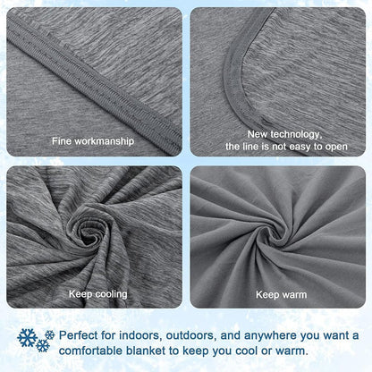 💥Final 6 Hours 50% OFF💥🍃Cooling Blanket for Hot Sleepers - Summer Must Have🎁