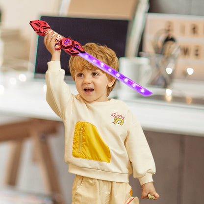 2-in-1 Retractable Double-Head Laser Sword Toy（50% OFF）