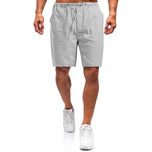💥Last Day Special Sale 59% OFF ☀ Stay Cool, Stay Sharp - Men's Relaxed Linen Shorts ☀️