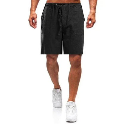 💥Last Day Special Sale 59% OFF ☀ Stay Cool, Stay Sharp - Men's Relaxed Linen Shorts ☀️