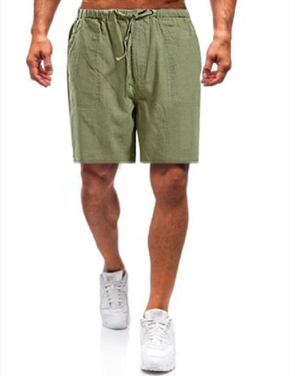 💥Last Day Special Sale 59% OFF ☀ Stay Cool, Stay Sharp - Men's Relaxed Linen Shorts ☀️