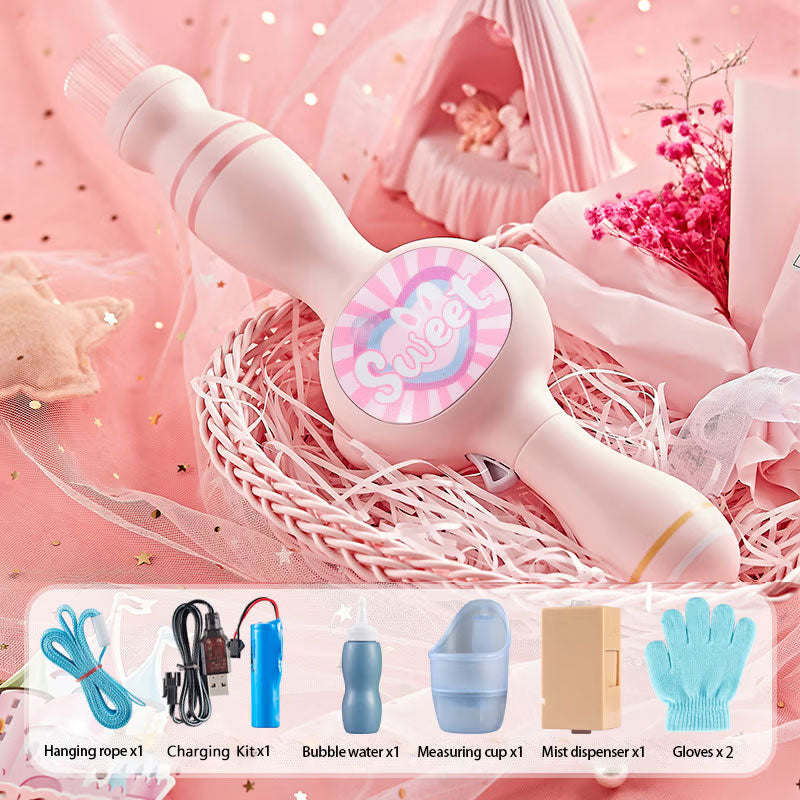 🔥Last Day 49% Off🔥Cute Magic Smoke Bubble Wand Set😍