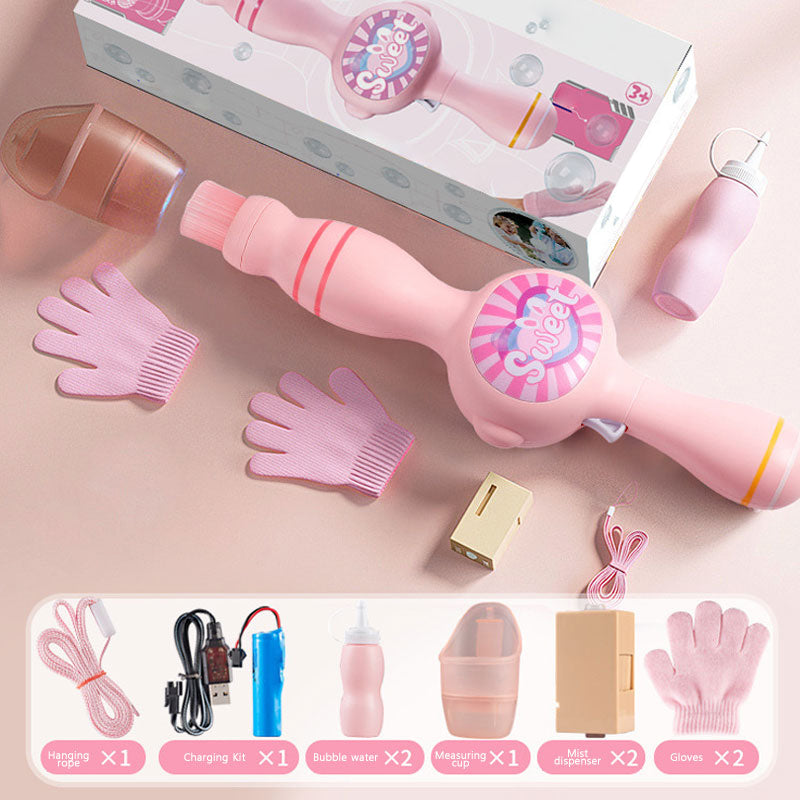 🔥Last Day 49% Off🔥Cute Magic Smoke Bubble Wand Set😍