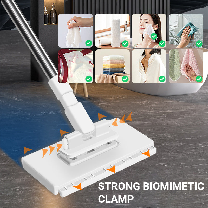 🎁Last Day Promotion 49% OFF🔥🧹Disposable Dust Mop with 4 Reusable Cloths✨Lightweight Floor Dusting Mop For Hardwood Tile Floors