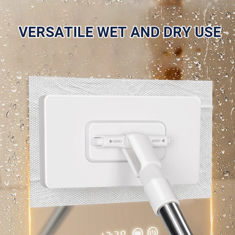 🎁Last Day Promotion 49% OFF🔥🧹Disposable Dust Mop with 4 Reusable Cloths✨Lightweight Floor Dusting Mop For Hardwood Tile Floors