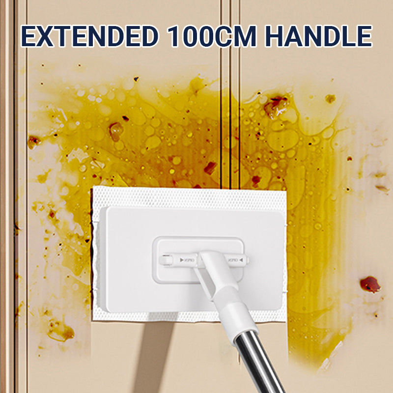 🎁Last Day Promotion 49% OFF🔥🧹Disposable Dust Mop with 4 Reusable Cloths✨Lightweight Floor Dusting Mop For Hardwood Tile Floors