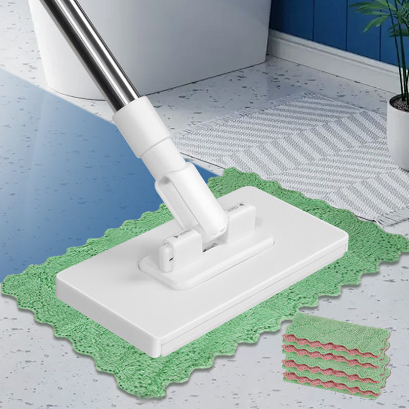 🎁Last Day Promotion 49% OFF🔥🧹Disposable Dust Mop with 4 Reusable Cloths✨Lightweight Floor Dusting Mop For Hardwood Tile Floors
