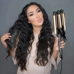 🔥Hot Sale 49% OFF🎁-3-Barrel Curling Iron with Adjustable Temperature