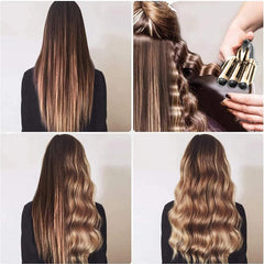 🔥Hot Sale 49% OFF🎁-3-Barrel Curling Iron with Adjustable Temperature
