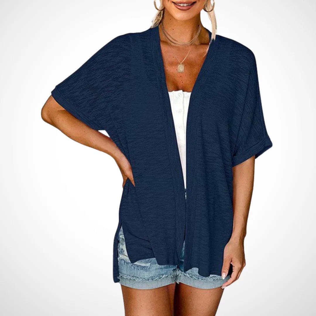 🔥Summer Hot Sale 49％ OFF💝2025 New Stylish Flowy Short Sleeve Cardigan