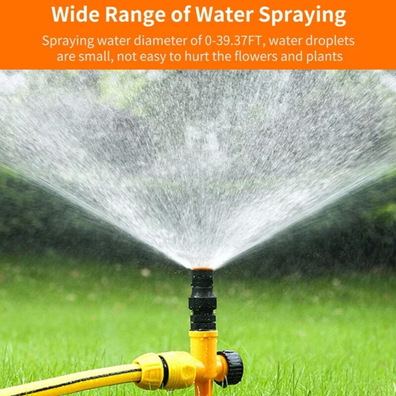 🏡BUY 2 GET 1 FREE✨360° Rotation Auto Irrigation System Garden Lawn Sprinkler Patio