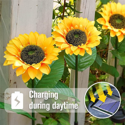 🌻30% OFF FLASH SALE ! Sunflower Solar Lights – Glowing Decor for Garden ✨🌿【Hurry Up】
