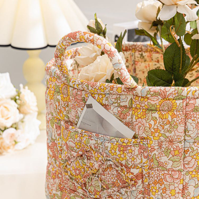 🎁Last Day Promotion 49% OFF🔥Portable Floral Fabric Storage Basket