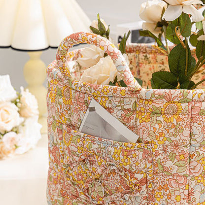 🎁Last Day Promotion 49% OFF🔥Portable Floral Fabric Storage Basket