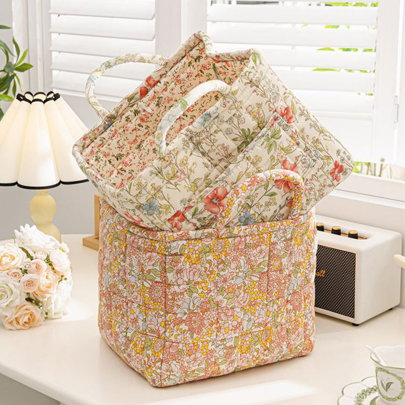 🎁Last Day Promotion 49% OFF🔥Portable Floral Fabric Storage Basket