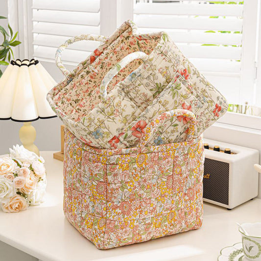 🎁Last Day Promotion 49% OFF🔥Portable Floral Fabric Storage Basket