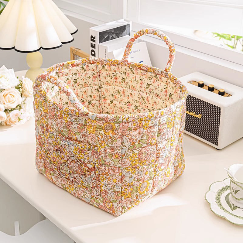 🎁Last Day Promotion 49% OFF🔥Portable Floral Fabric Storage Basket